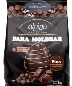 Chocolate Alpino Pins semiamargo 1kg